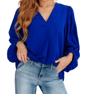 Andree By Unit - What Do You Say Balloon Sleeve Blouse