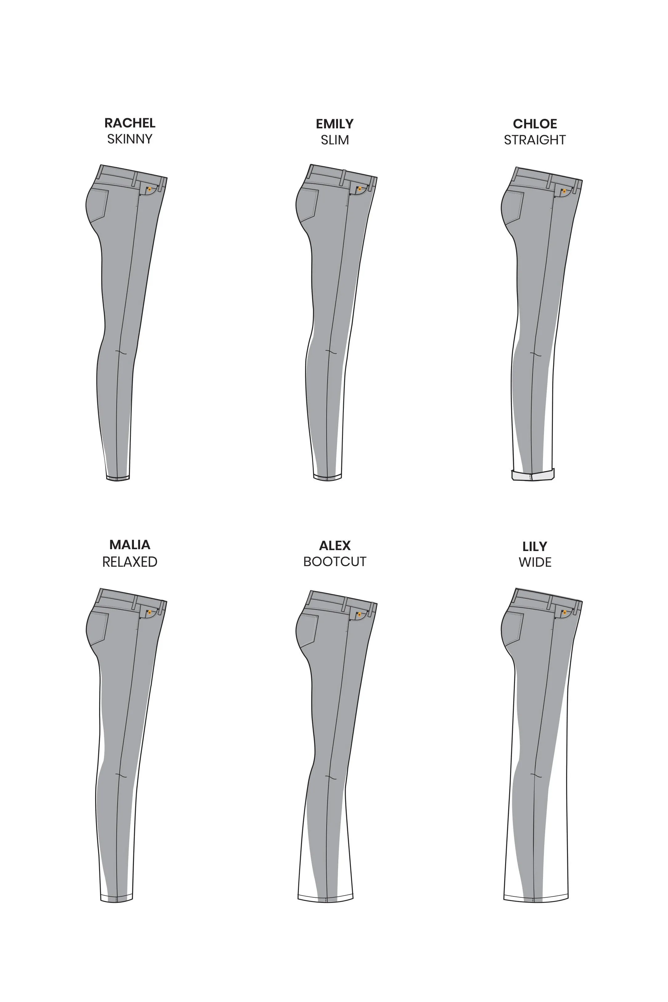 Blue Graphite - MALIA Relaxed Slim Jeans