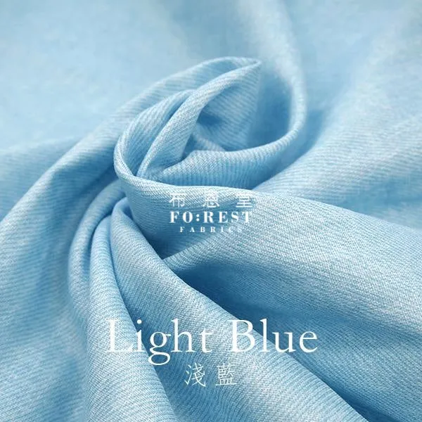 double gauze - faux denim fabric