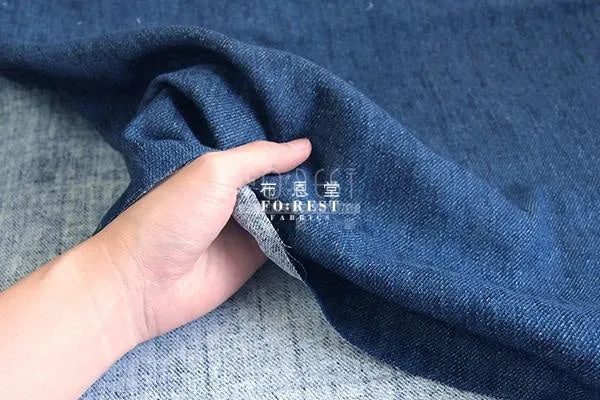 double gauze - faux denim fabric