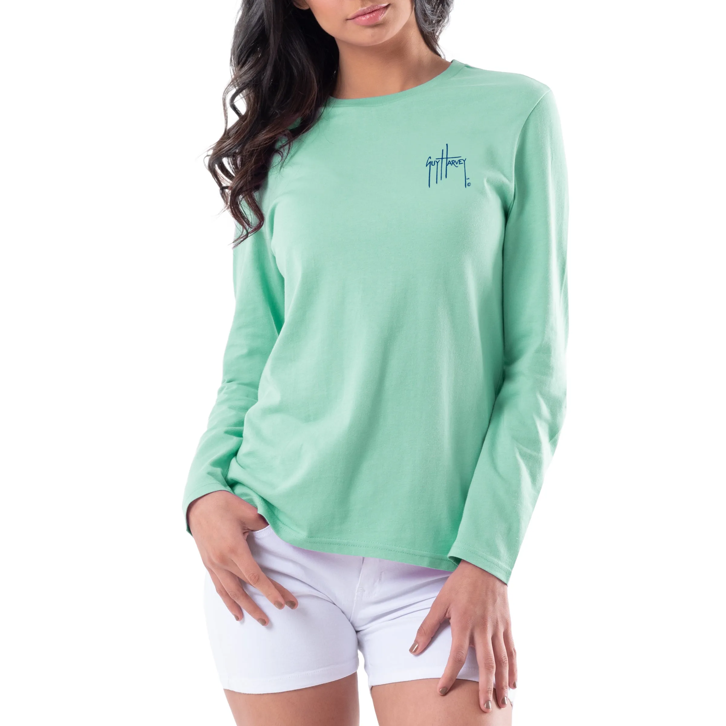Ladies Fire & Ice Long Sleeve Crew Neck T-Shirt