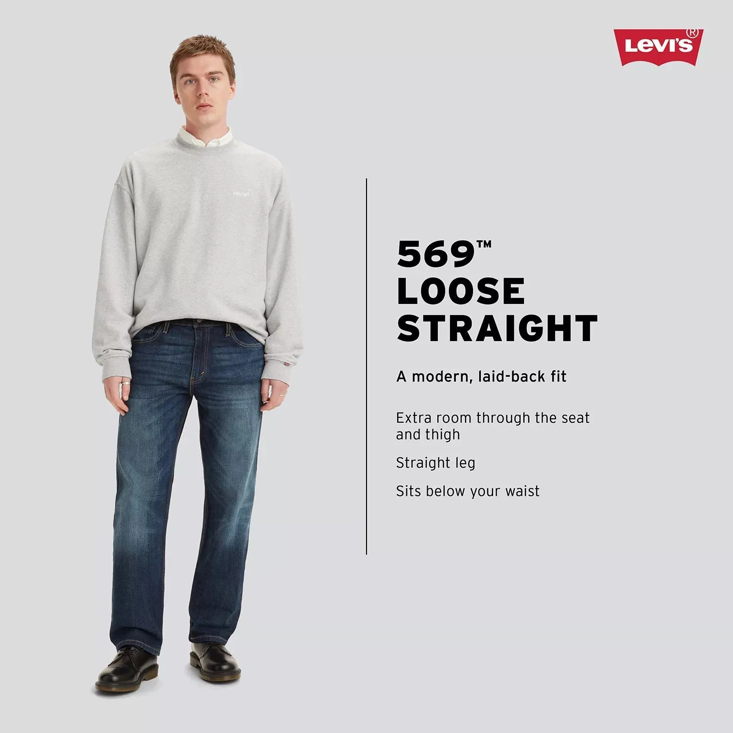 Levi's 569 Men's Straight Fit Relaxed Jeans