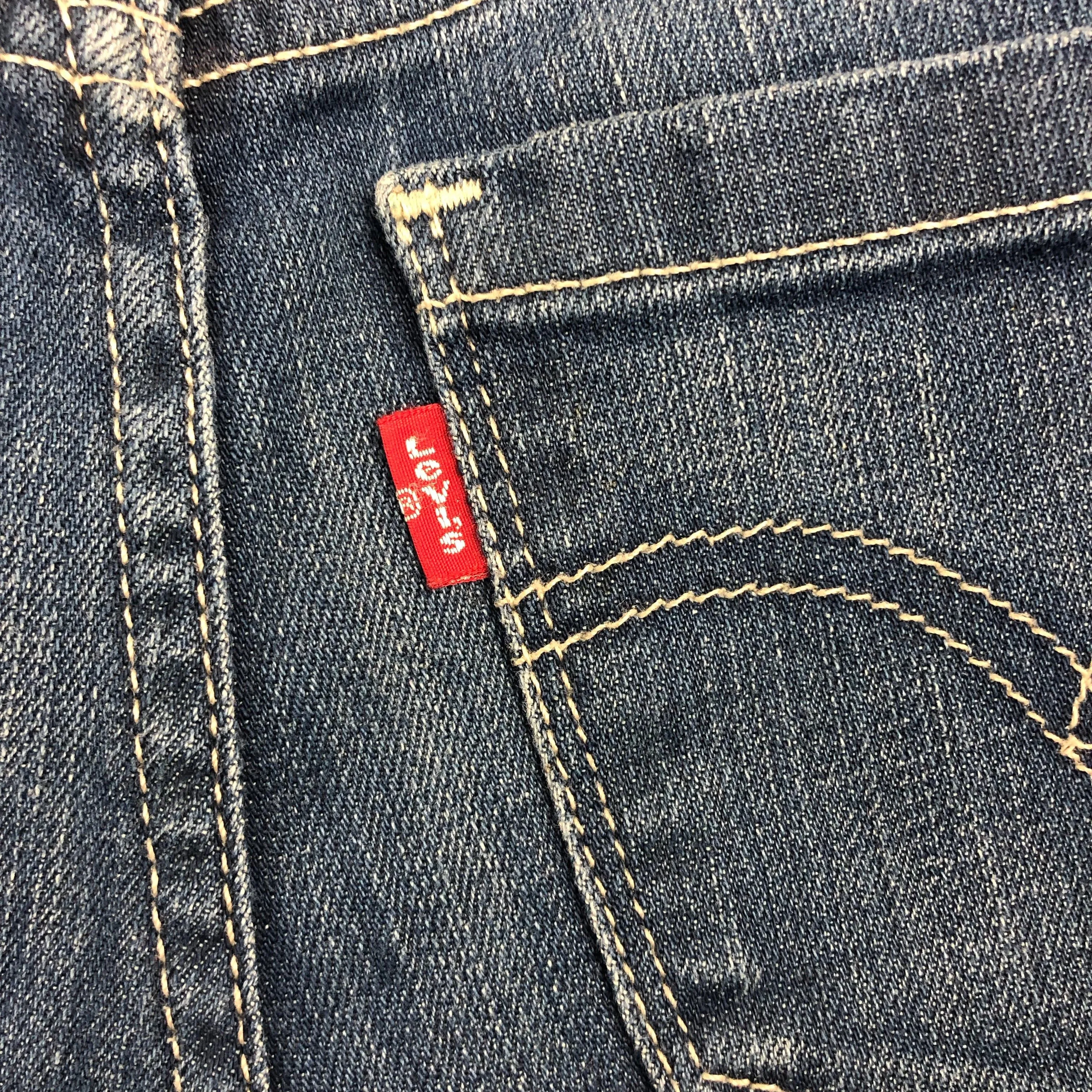 Levis Girls Stretch Straight Leg Jeans - Size 12Y