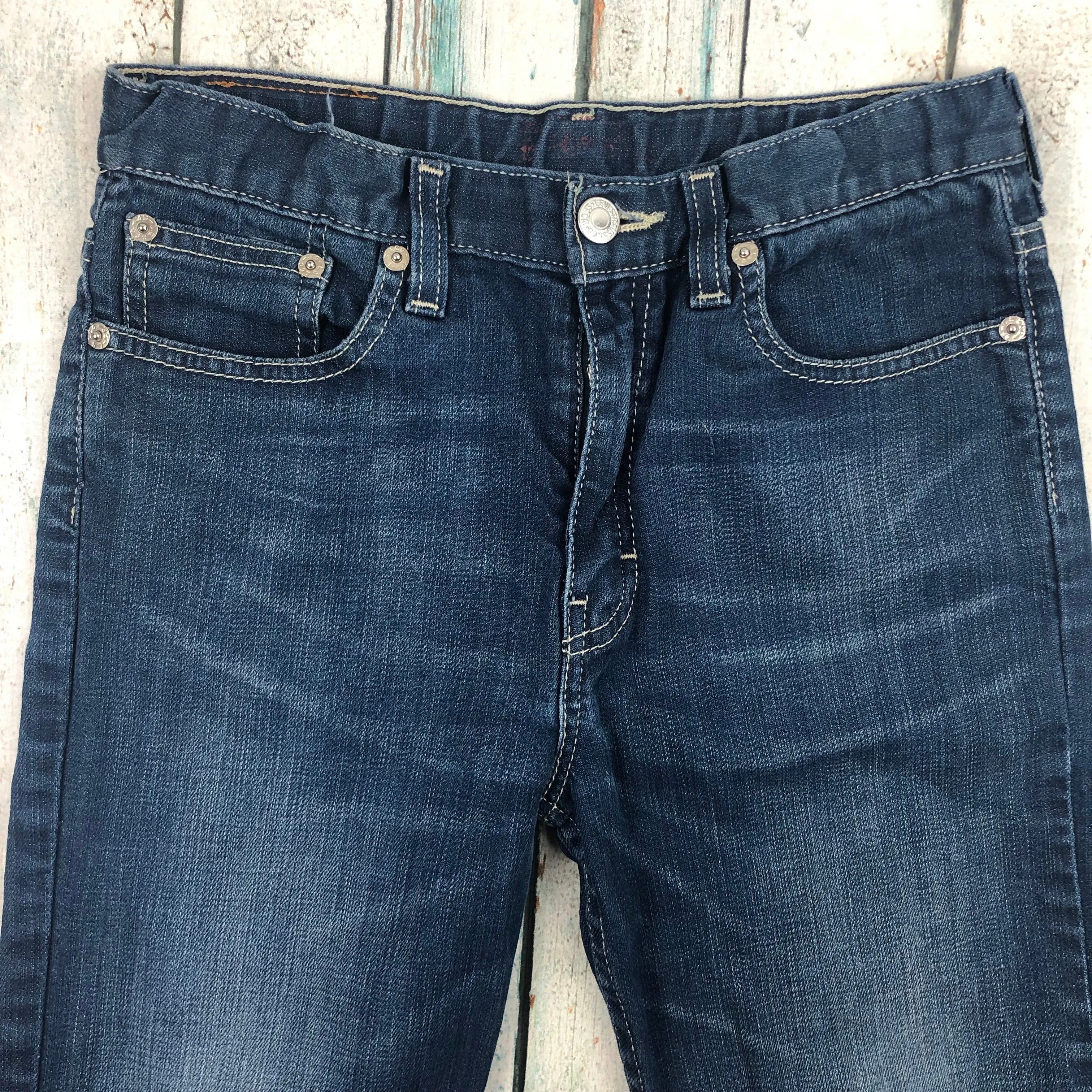 Levis Girls Stretch Straight Leg Jeans - Size 12Y
