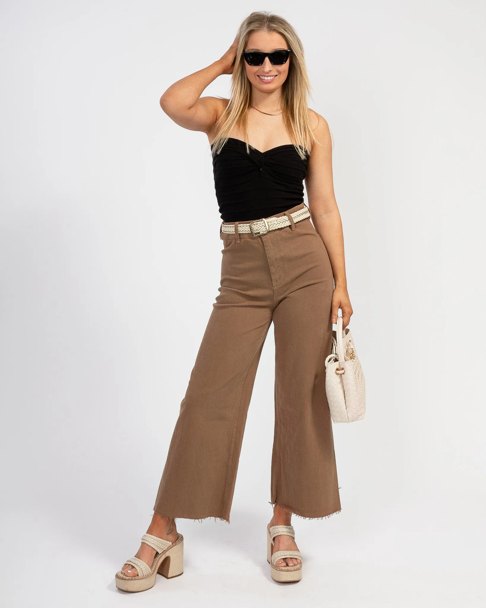 Mixed Signals Tube Top: Black