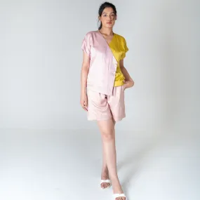 Pink Shorts for Women | Bemberg Modal | Minimalist chic | Hand-Crafted