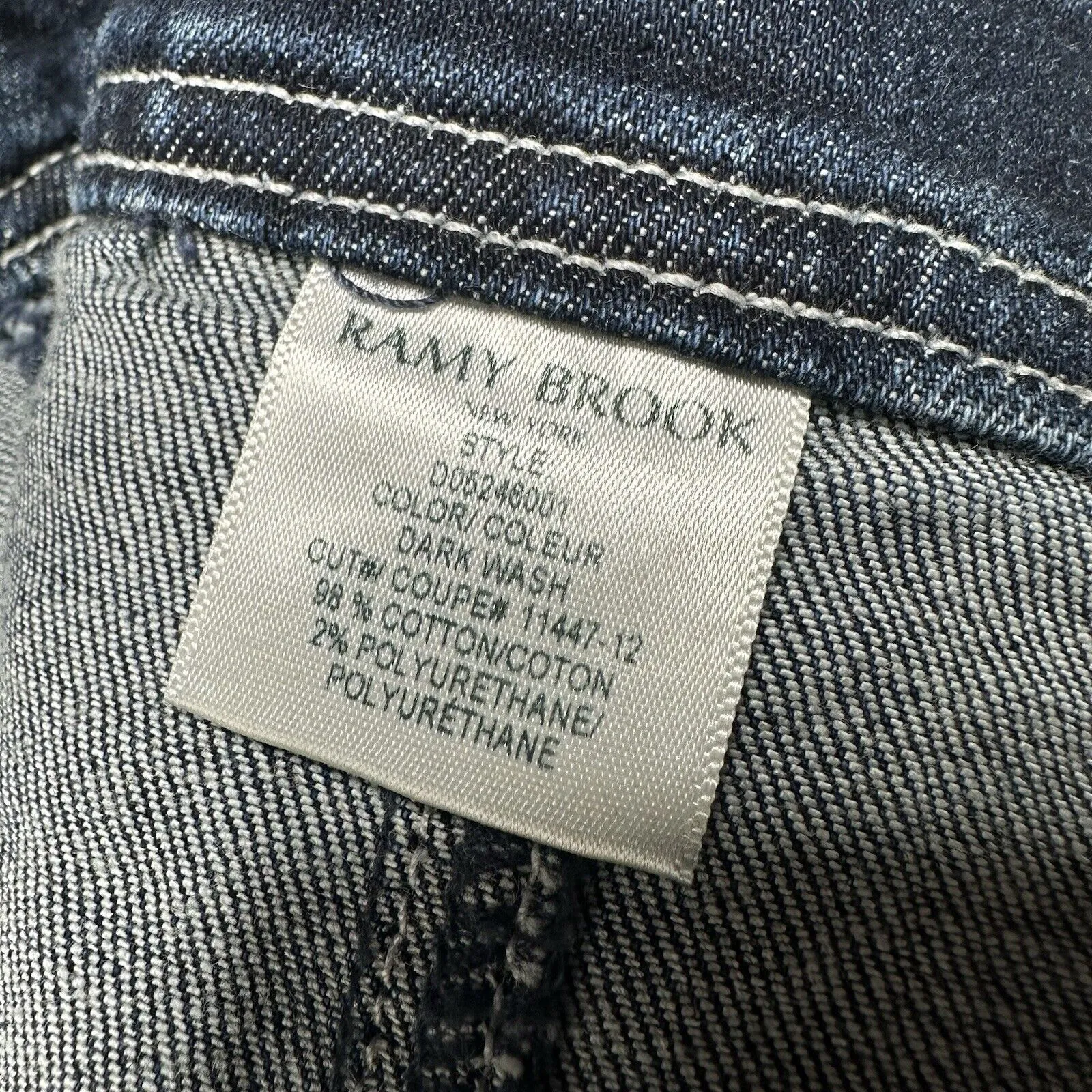 Ramy Brook Skirt Womens 26 Marietta Denim Blue Jean Midi Pencil Zipper Slit EUC