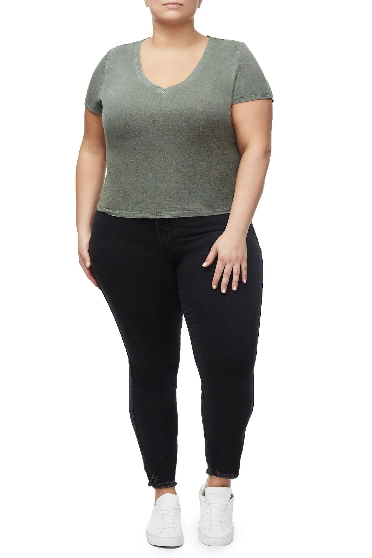 THE WORN-IN TEE | OLIVE002